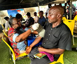 Highlights from Vanguard Media Limited’s free medical outreach for newspaper distributors in Lagos