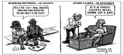 Cartoon: Grandpa replies grandma – ‘Let’s japa’