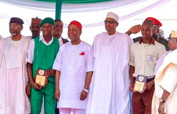 Buhari Celebrates Extraordinary Young Scientist, Eshiobomhe Sigmus Aimofumhe, at the Young Nigerian Scientist Presidential Award Ceremony
