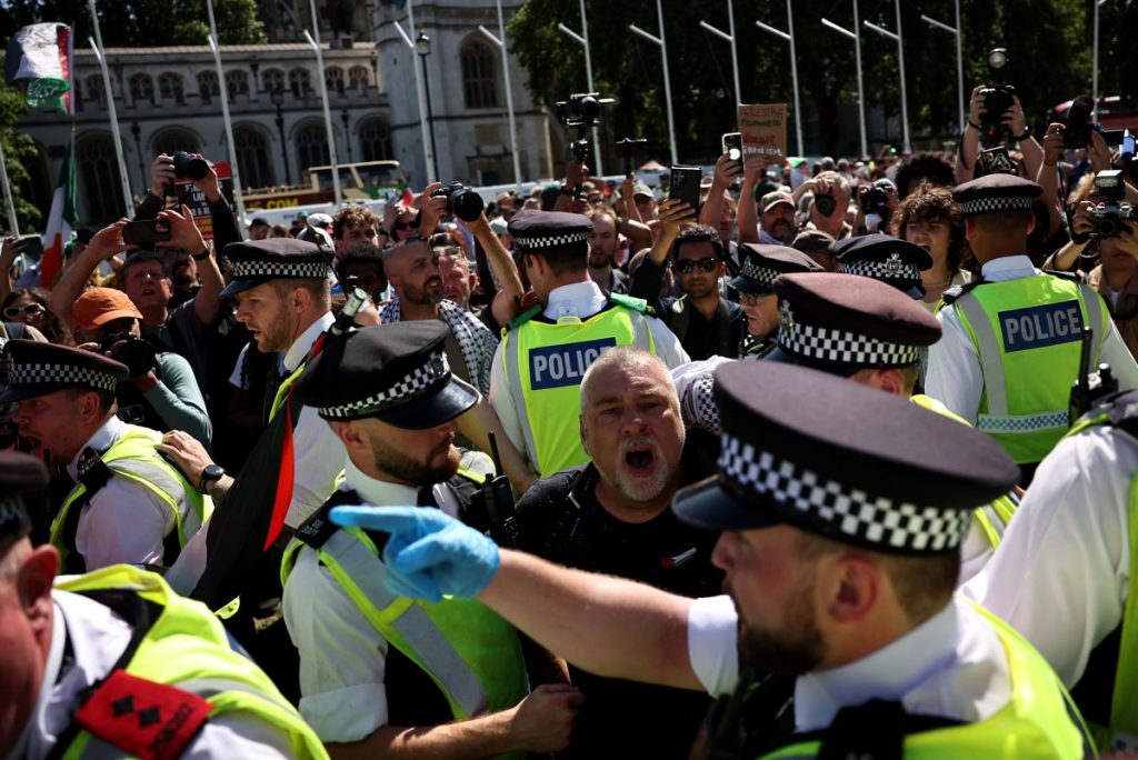 UK arrests 200 backing banned pro-Palestine group