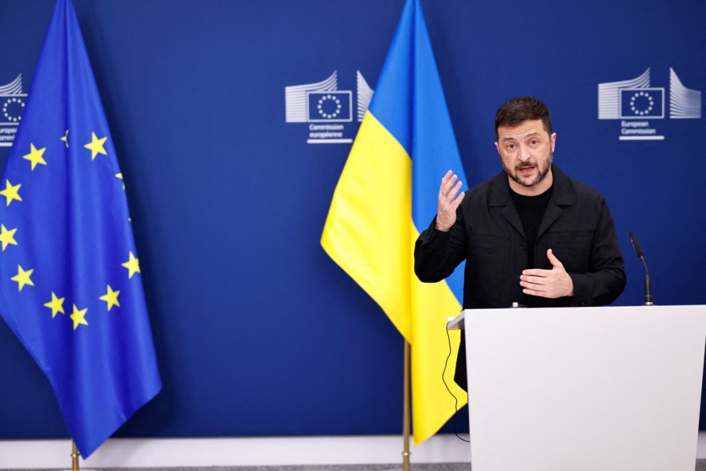 Zelensky, European leaders head to US for talks on peace deal terms