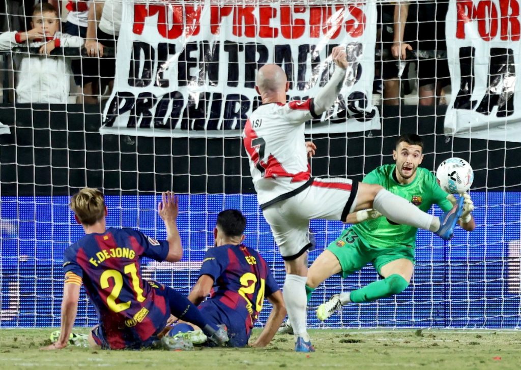 Barca held to 1-1 draw against impressive Rayo