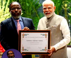 Nigeria’s Prof. Ademola Adenle wins inaugural global M.S. Swaminathan Award for Food and Peace