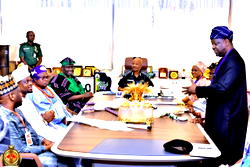 Alaafin visits Speaker, IGP in Abuja