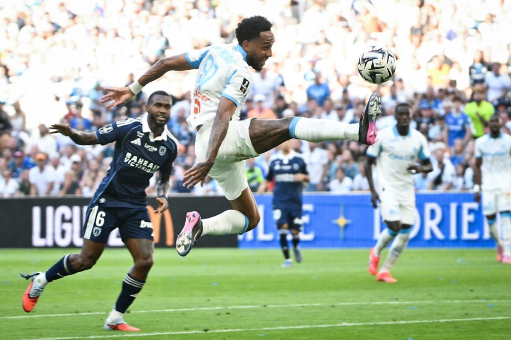 Ligue 1: Aubameyang scores twice as Marseille end chaotic week on five-goal high