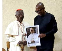 Peter Obi hails Cardinal Arinze on 60th Episcopal anniversary