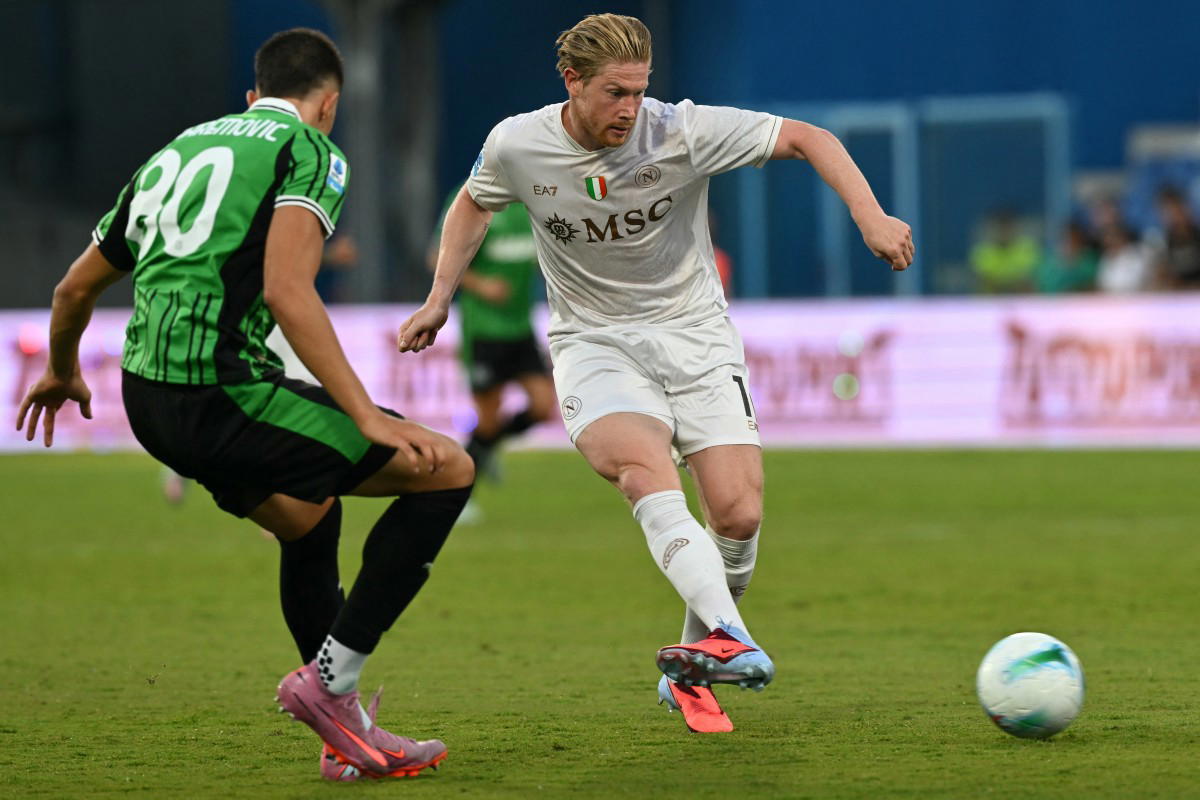 De Bruyne strikes in Napoli’s strong start to Scudetto defence at Sassuolo