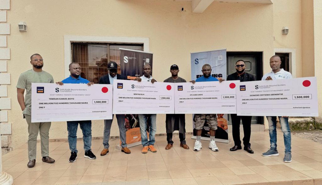 Solicitude foundation trains Delta youths on goat rearing