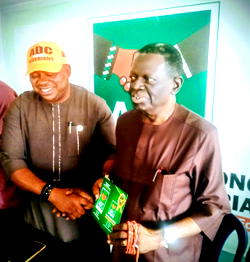 Owie swells ADC by 40,000 members in Edo, pledges party supremacy