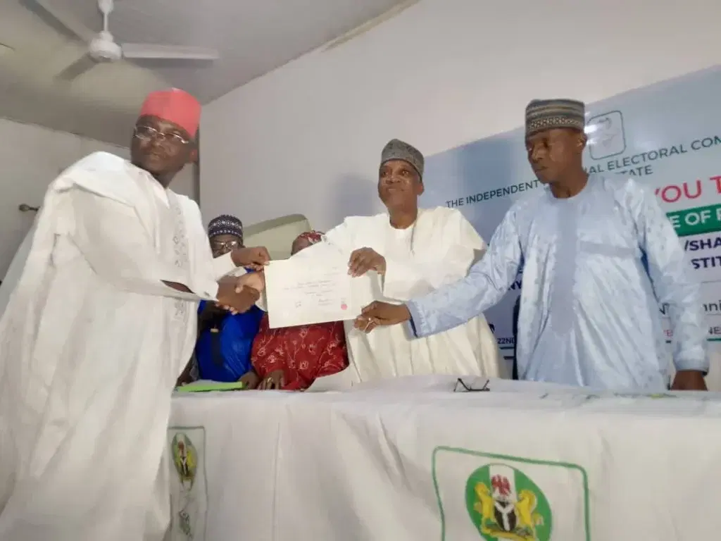 INEC issues Certificates of Return to Kano by – election winners