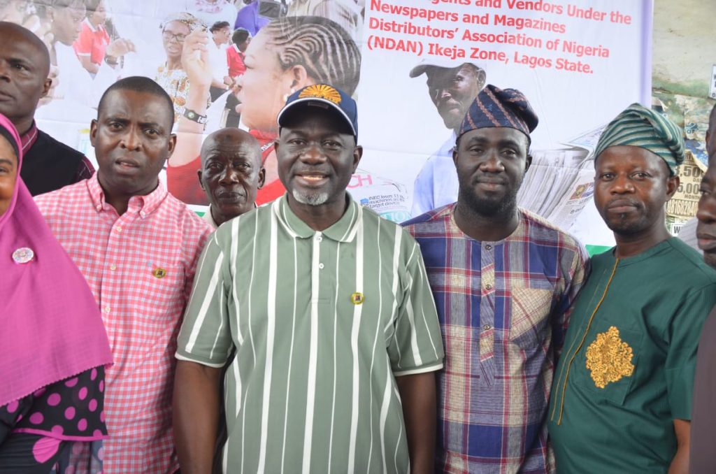 Ikeja LG boss AKOD and Vanguard team
