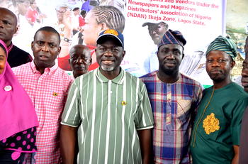 Ikeja LG boss AKOD and Vanguard team