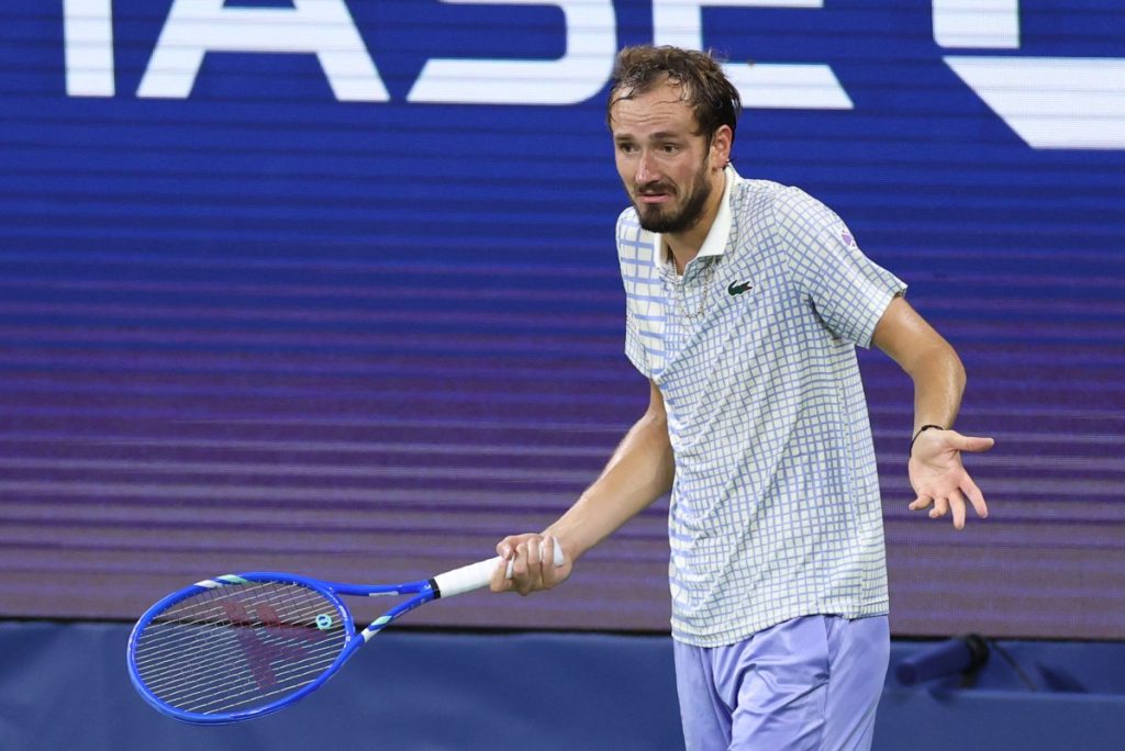 Sabalenka, Djokovic into US Open round two as fuming Medvedev exits