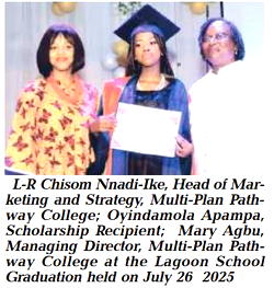 Multi-Plan gives N8m scholarships to three students in Lagos
