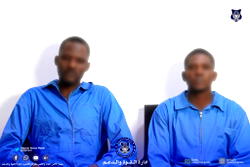 Video: Libyan Police arrest 2 Nigerians for alleged robbery