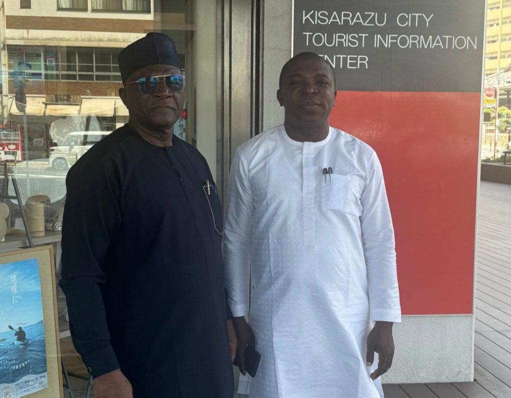 Onanuga, Ajayi visit designated hometown for Nigerians in Japan
