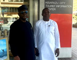 Onanuga, Ajayi visit designated hometown for Nigerians in Japan