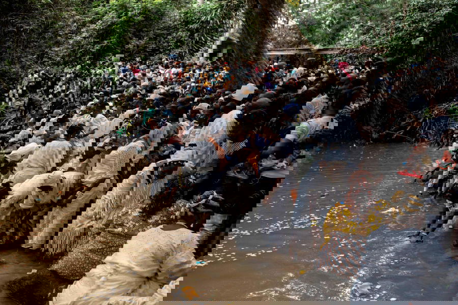 Devotees, tourists, others arrive at grand finale of Osun-Osogbo