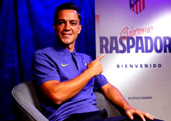 Atletico sign Italy forward Raspadori from Napoli