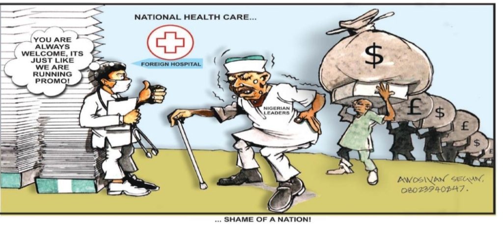 Cartoon: ‘I have headache but I’ll pay for all beds?’