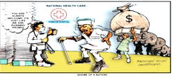 Cartoon: ‘I have headache but I’ll pay for all beds?’