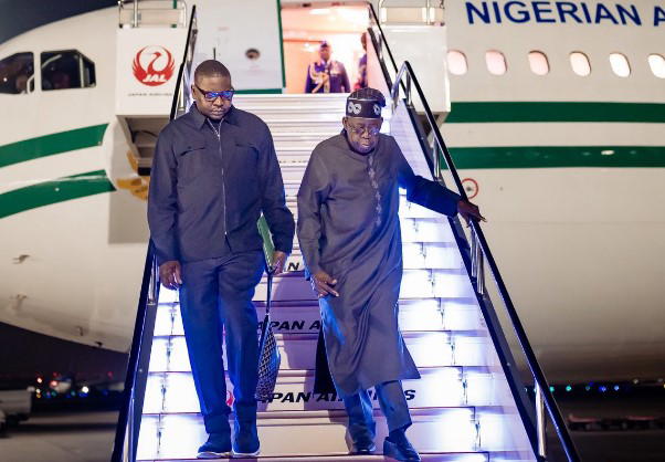 Tinubu arrives in Brazil for state visit