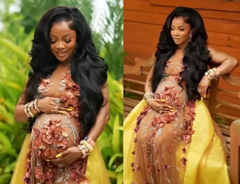Toke Makinwa pregnancy post generates over 40,000 comments in two hours