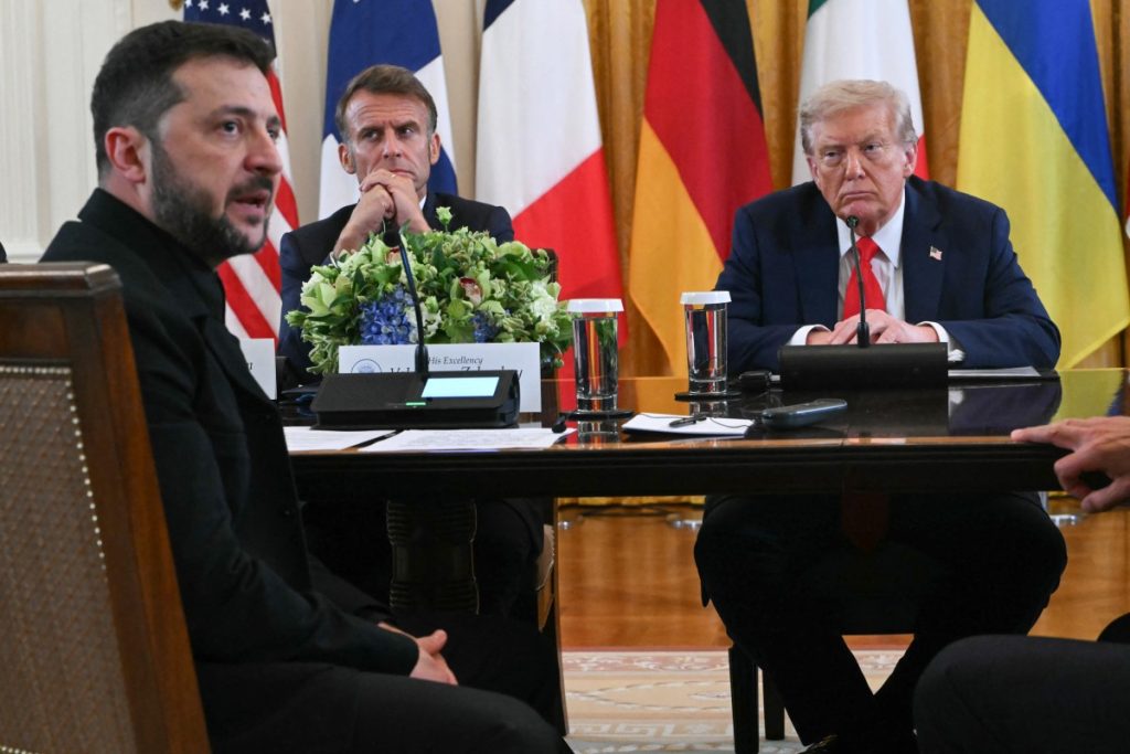 Trump meets Zelensky and European leaders in Washington DC