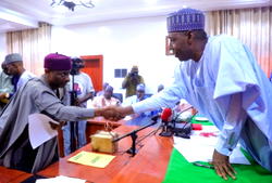 Zulum swears in two commissioners, judicial council member