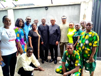 Photos: Peter Obi visits late Peter Rufai’s family
