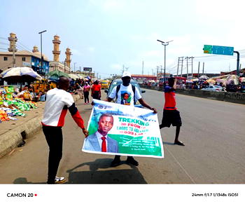 Man treks from Lagos to Abakaliki in support of Nwifuru’s peace efforts in Effium/Ezza-Effium