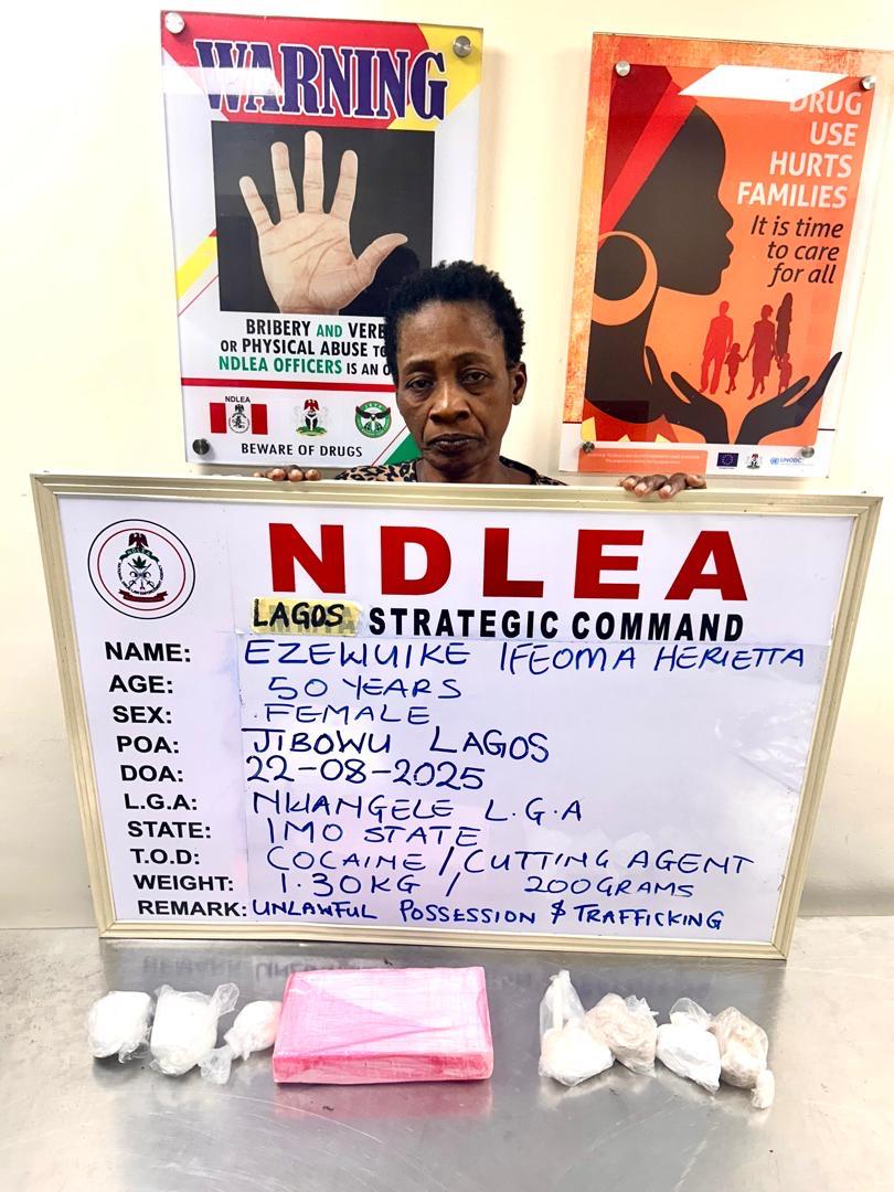 NDLEA foils widow’s cocaine smuggling plot with fake pregnancy
