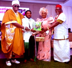Wife of Osun State Gov Erelu Adeleke inducted into the Nigerian Books of Record Hall of Fame