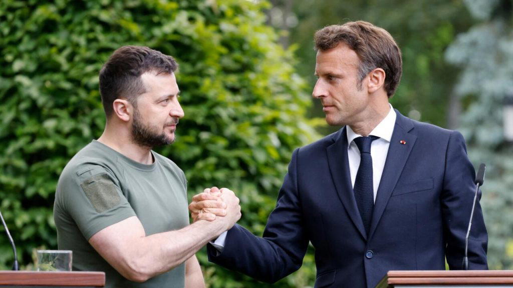 Macron says only Zelensky can negotiate Ukraine territory deal