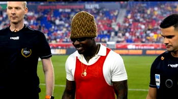 Video: Moment Asake was honoured with coin toss at MLS game