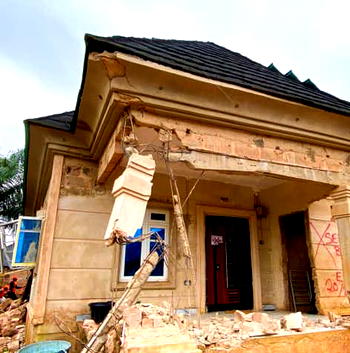 Okpebholo warns cultists to exit Edo, demolishes building used for activities