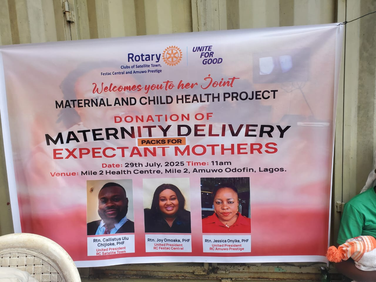 Rotary Clubs under District 9111 marks Maternal and Child Month, donates maternity packs to mothers