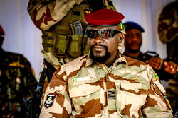 Guinea swears in junta chief as president