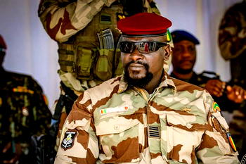 Guinea swears in junta chief as president