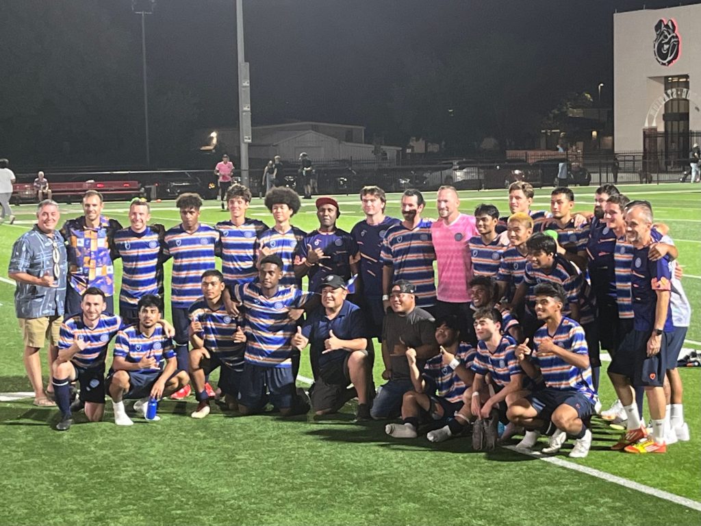 History made as last country without football team plays first match