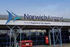 UK airport closed after plane catches fire on runway