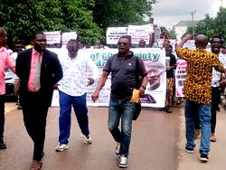 Protesters demand compensation over demolished Lagos-Calabar highway properties
