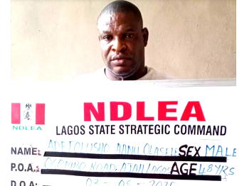 General overseer arrested in Lagos church  for Cross-border drug trafficking