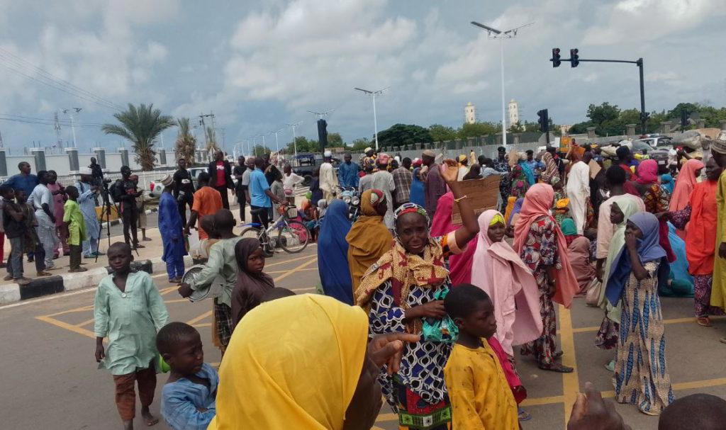 Insecurity Crisis: Hundreds protest in Gusau as 30 Zamfara villages demand Govt action