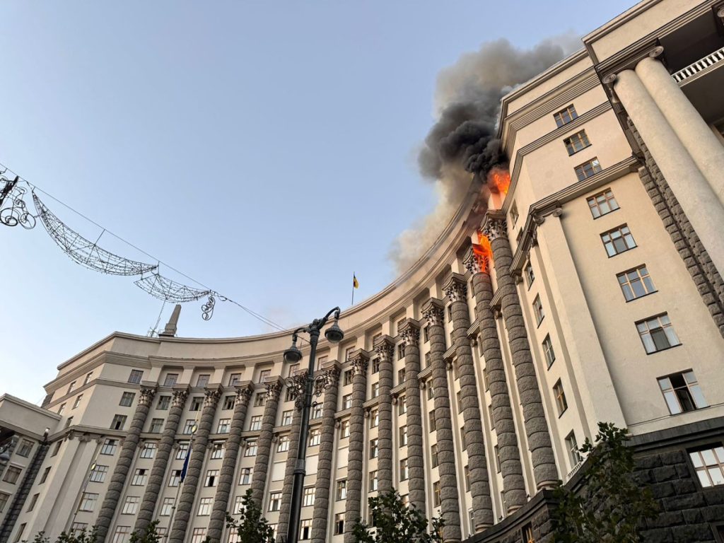 Russia says targeted military sites after Ukraine govt building hit