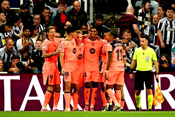 UCL: Rashford bags brace as Barcelona defeat Newcastle 2-1