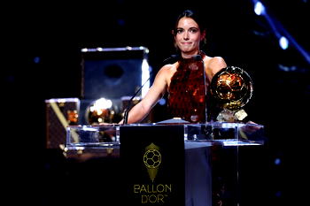 Aitana Bonmati wins Women’s Ballon d’Or third time in row