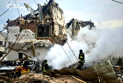 Russia says hit military targets in mass strike on Ukraine