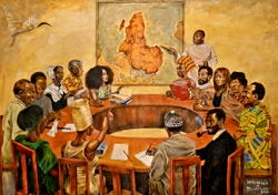 Africa turns the map, the table and the Story, as Africa Re-Union debuts at FNB Art in Joburg