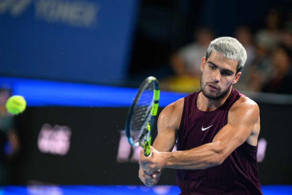 Alcaraz fights back in Tokyo to emulate Nadal with 10th final of season